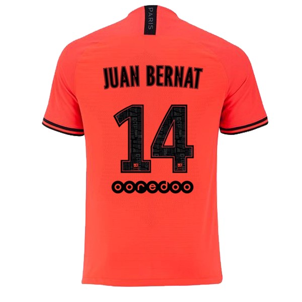 Camiseta Paris Saint Germain NO.14 Juan Bernat 2ª Kit 2019 2020 Naranja